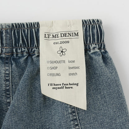 【LTXC】【速幹】【彈力】牛仔工裝褲