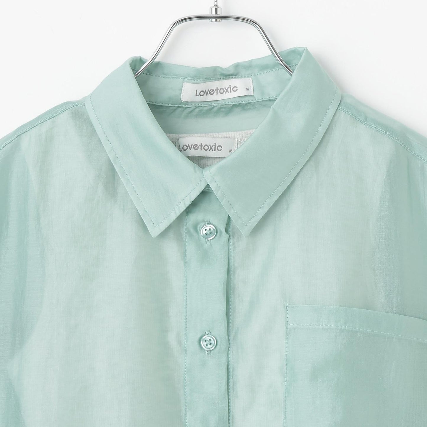 帶內搭透視襯衫