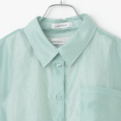 帶內搭透視襯衫