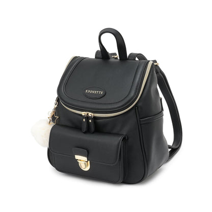 帶吊飾水桶型雙肩包