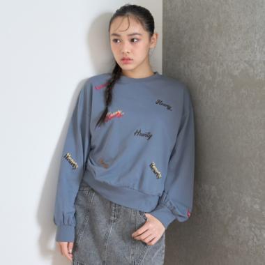 【7days】吸水速幹logo圖案衛衣