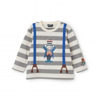 【コロボックル】條紋長袖T恤