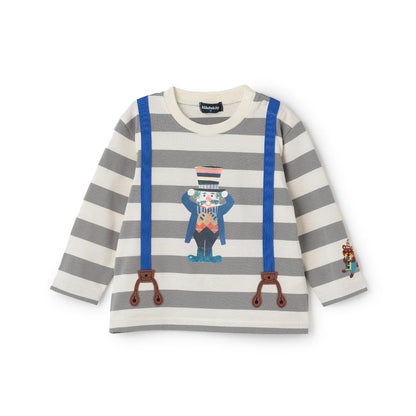 【コロボックル】條紋長袖T恤