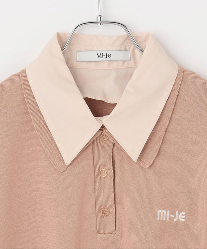 蝴蝶結袖拼接針織衫【韓國時尚】