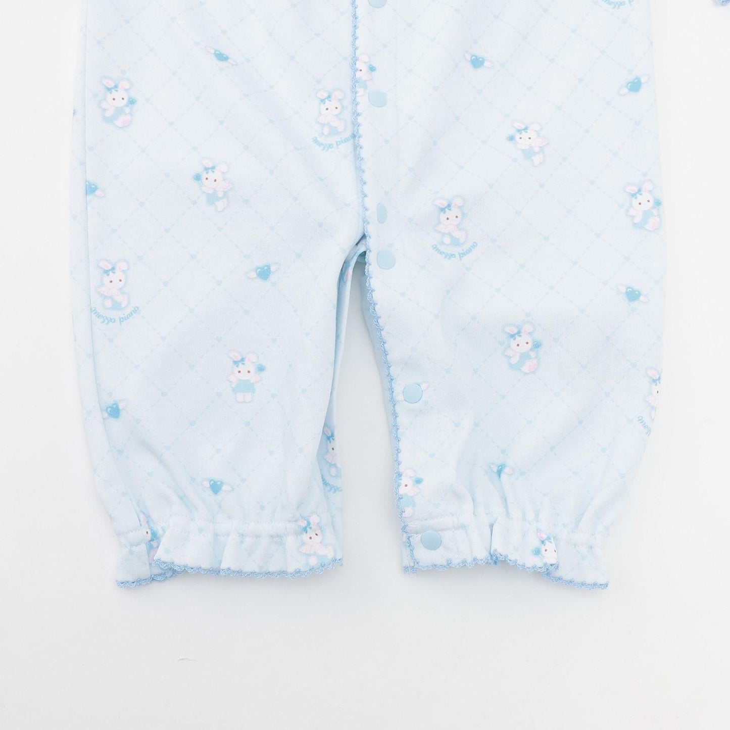 【BOX付】天使兔圖案2用連體衣&圍兜套裝