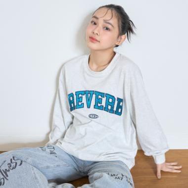 【GOODPRICE】【LTXC】標誌印花寬鬆長袖T恤