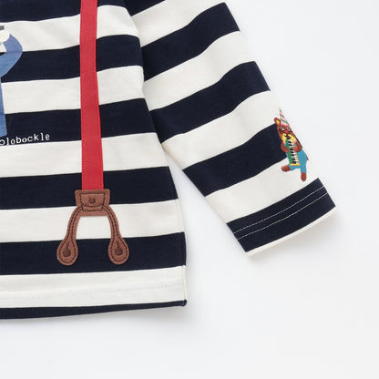 【コロボックル】條紋長袖T恤