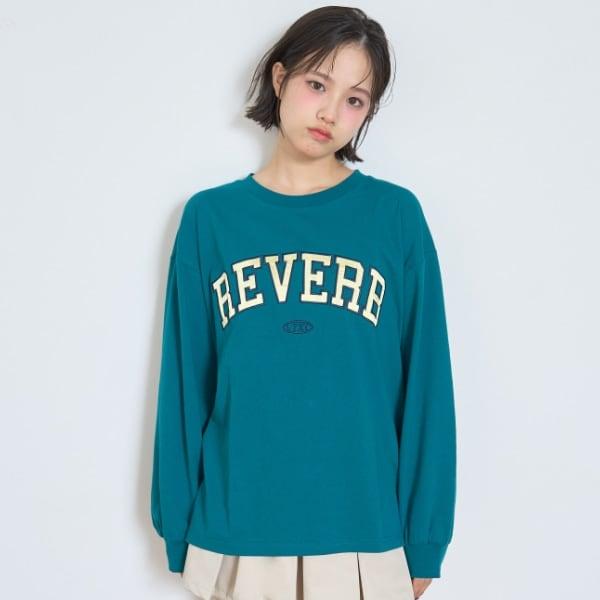 【GOODPRICE】【LTXC】標誌印花寬鬆長袖T恤