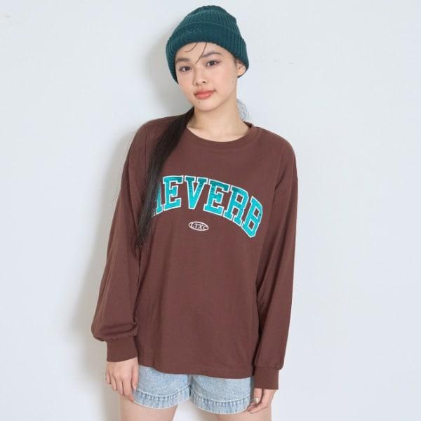 【GOODPRICE】【LTXC】標誌印花寬鬆長袖T恤