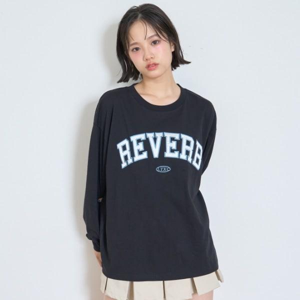 【GOODPRICE】【LTXC】標誌印花寬鬆長袖T恤