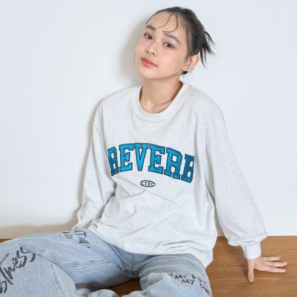 【GOODPRICE】【LTXC】標誌印花寬鬆長袖T恤