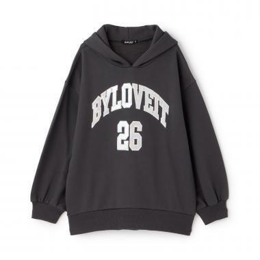 極光拼接長袖連帽衛衣