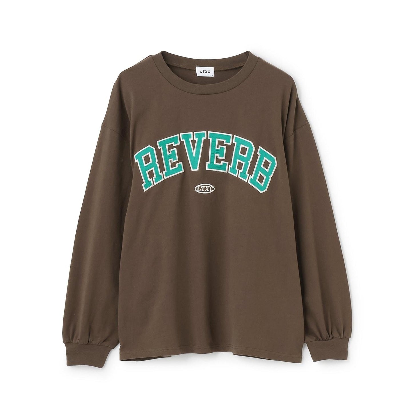 【GOODPRICE】【LTXC】標誌印花寬鬆長袖T恤