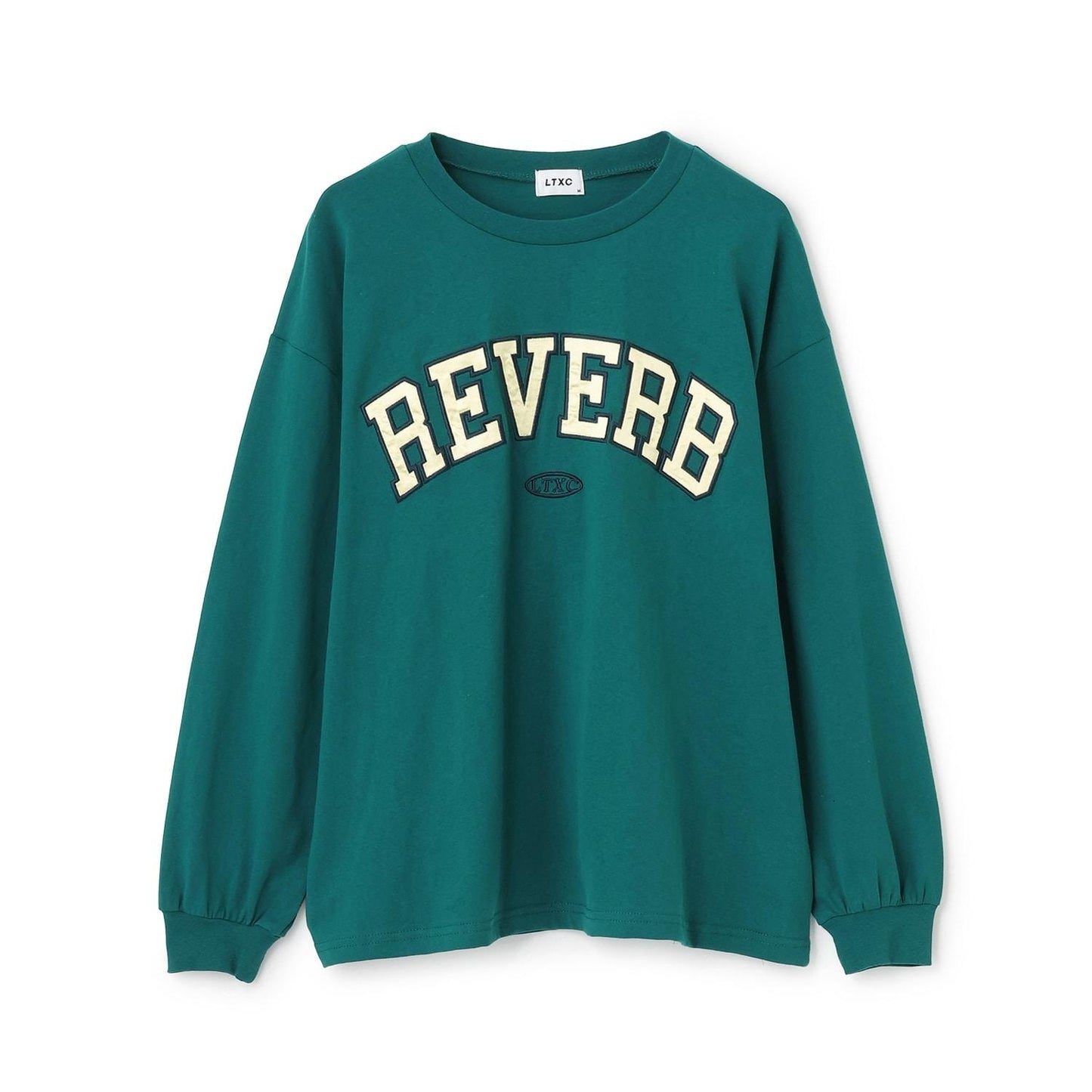 【GOODPRICE】【LTXC】標誌印花寬鬆長袖T恤