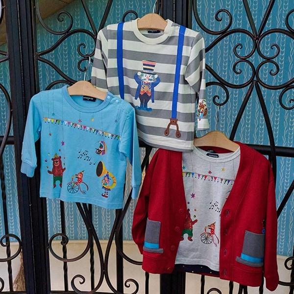 【コロボックル】條紋長袖T恤