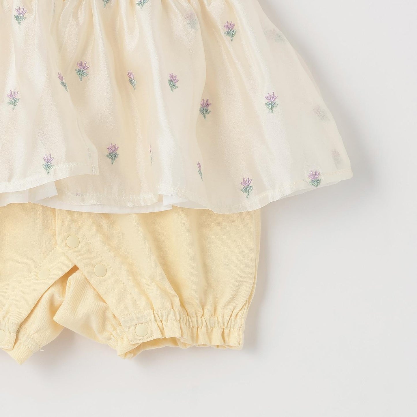 吊帶刺繡連體衣