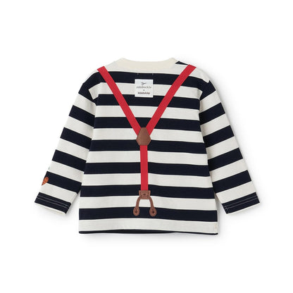 【コロボックル】條紋長袖T恤