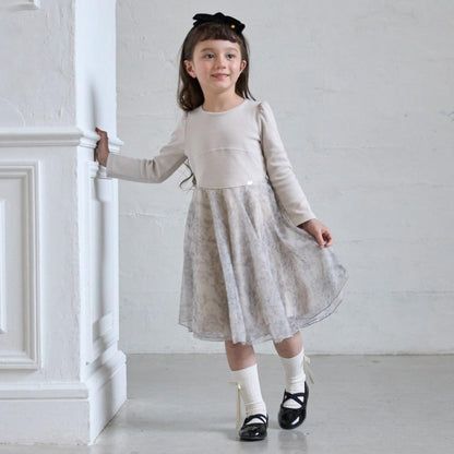 【リンク】荷葉邊網紗連衣裙