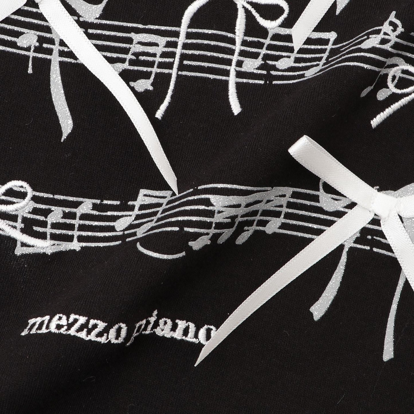 蝴蝶結&音符長袖T恤♪