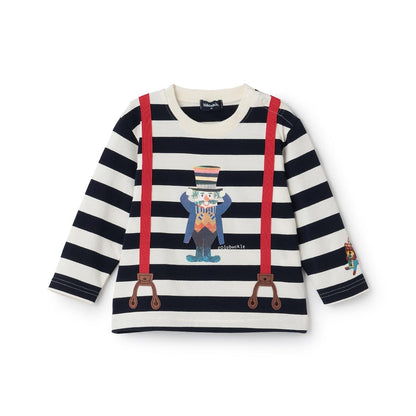 【コロボックル】條紋長袖T恤