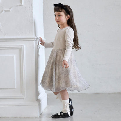 【リンク】荷葉邊網紗連衣裙