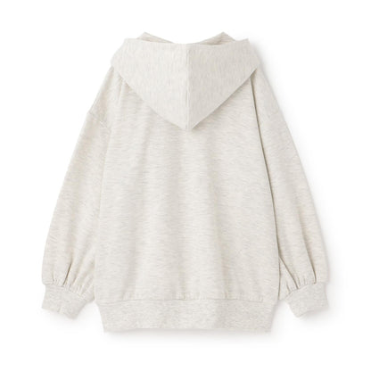 極光拼接長袖連帽衛衣