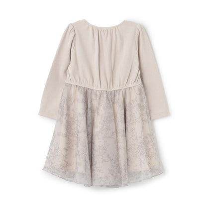 【リンク】荷葉邊網紗連衣裙