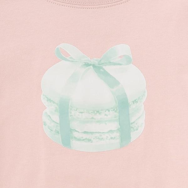 【Lycee mine 芭蕾系列】拼色印花上衣