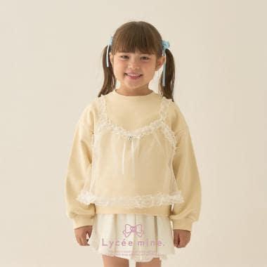 【Lycee mine 芭蕾系列】吊帶拼接衛衣