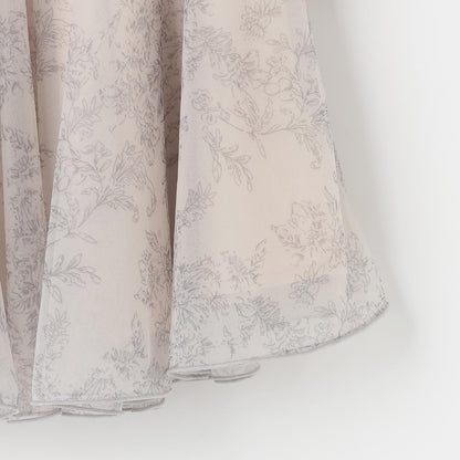 【リンク】荷葉邊網紗連衣裙