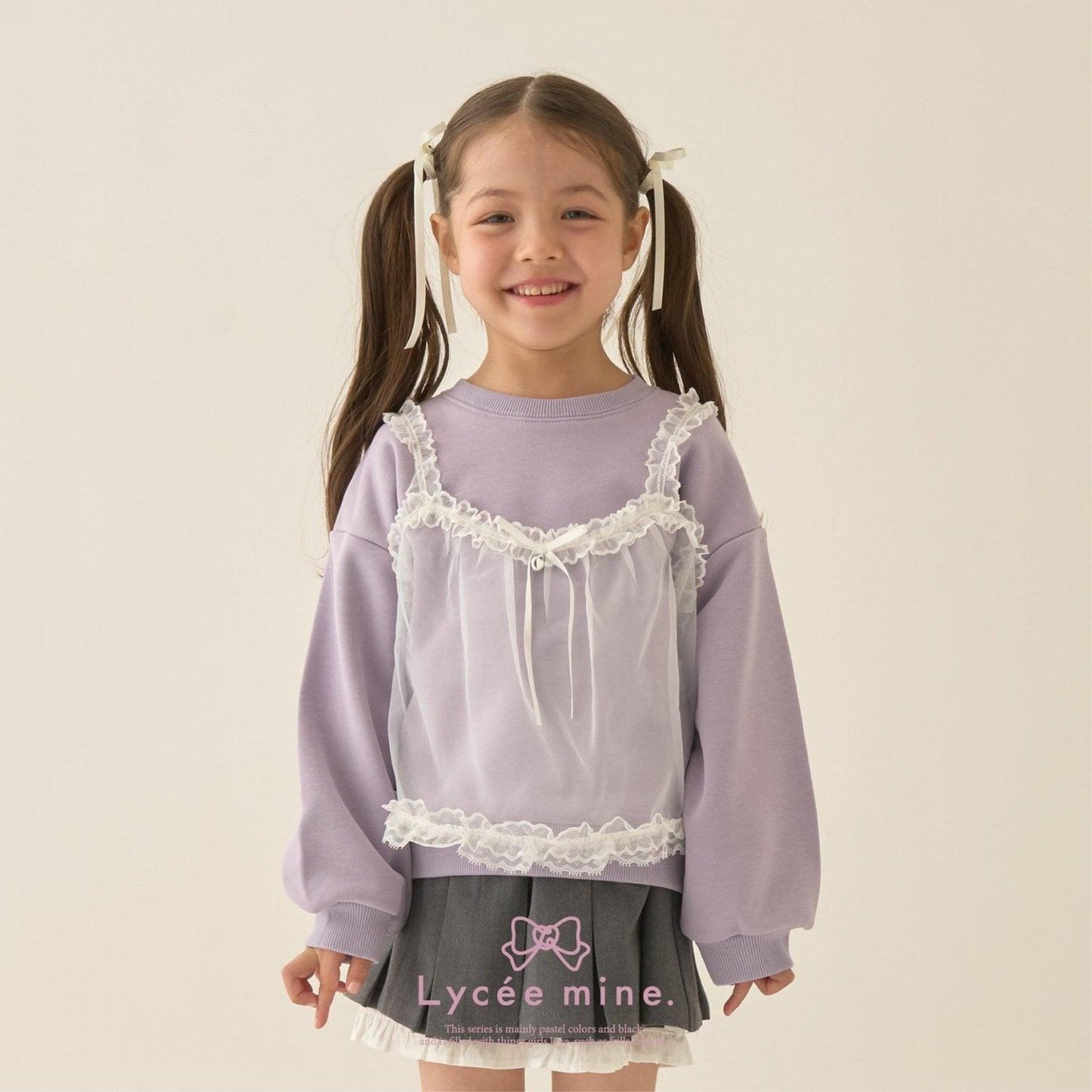 【Lycee mine 芭蕾系列】吊帶拼接衛衣