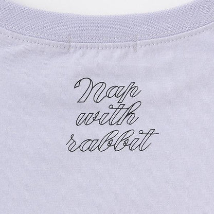 【Lycee mine 芭蕾系列】拼色印花上衣