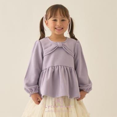【Lycee mine 芭蕾系列】蝴蝶結領荷葉邊上衣