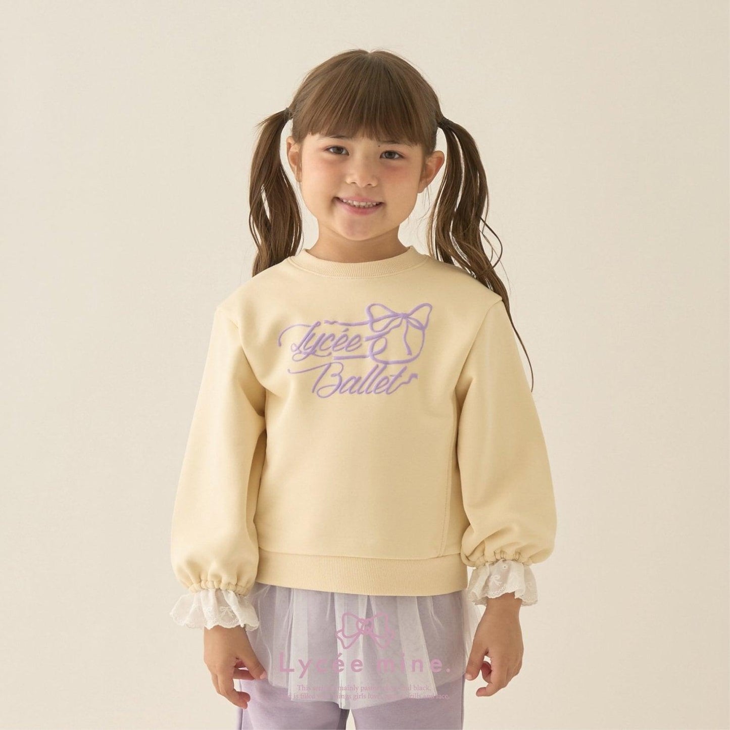 【Lycee mine 芭蕾系列】袖口蕾絲衛衣