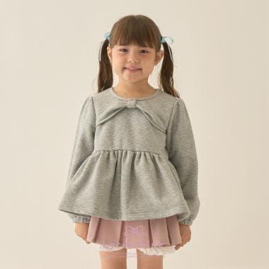 【Lycee mine 芭蕾系列】蝴蝶結領荷葉邊上衣