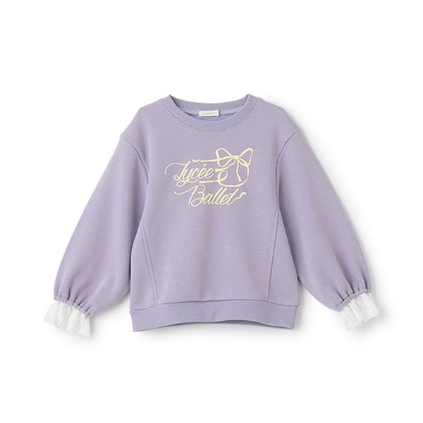 【Lycee mine 芭蕾系列】袖口蕾絲衛衣