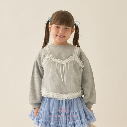 【Lycee mine 芭蕾系列】吊帶拼接衛衣