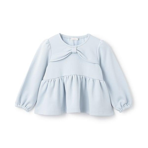 【Lycee mine 芭蕾系列】蝴蝶結領荷葉邊上衣