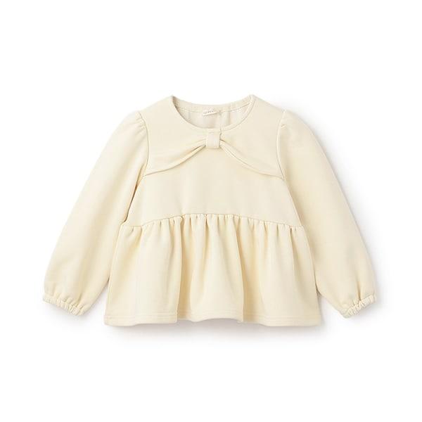 【Lycee mine 芭蕾系列】蝴蝶結領荷葉邊上衣