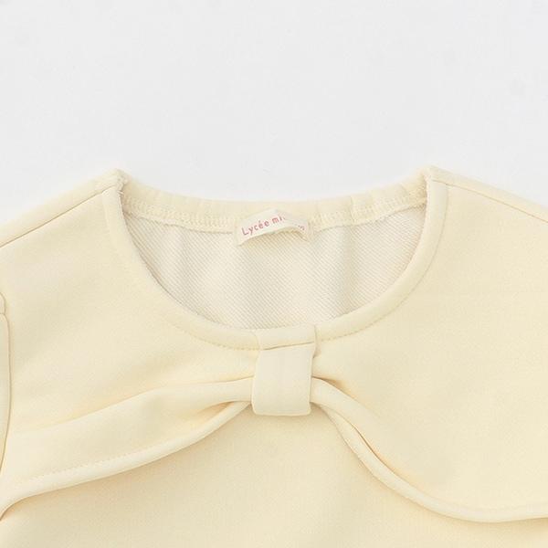 【Lycee mine 芭蕾系列】蝴蝶結領荷葉邊上衣
