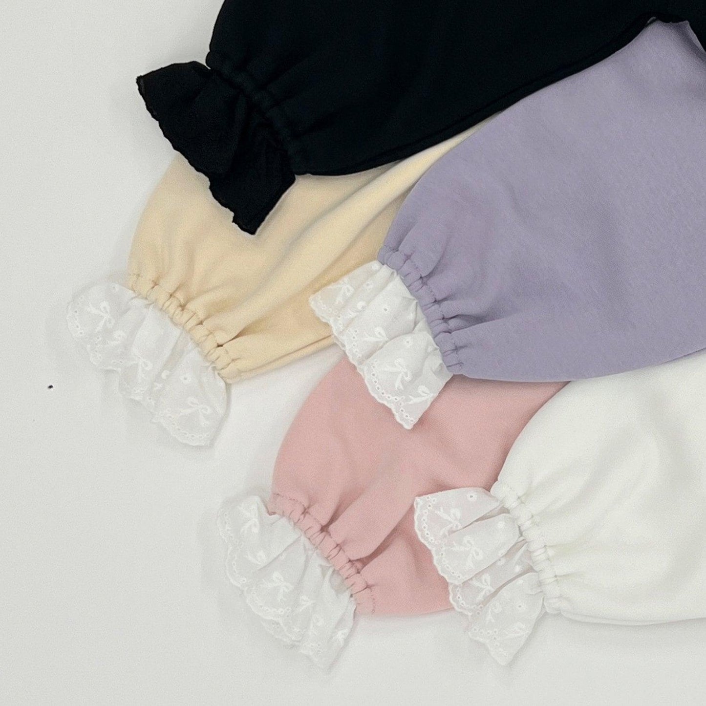 【Lycee mine 芭蕾系列】袖口蕾絲衛衣