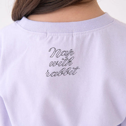 【Lycee mine 芭蕾系列】拼色印花上衣