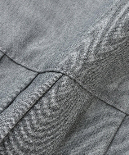 標誌牌褶皺半身裙【韓國時尚】