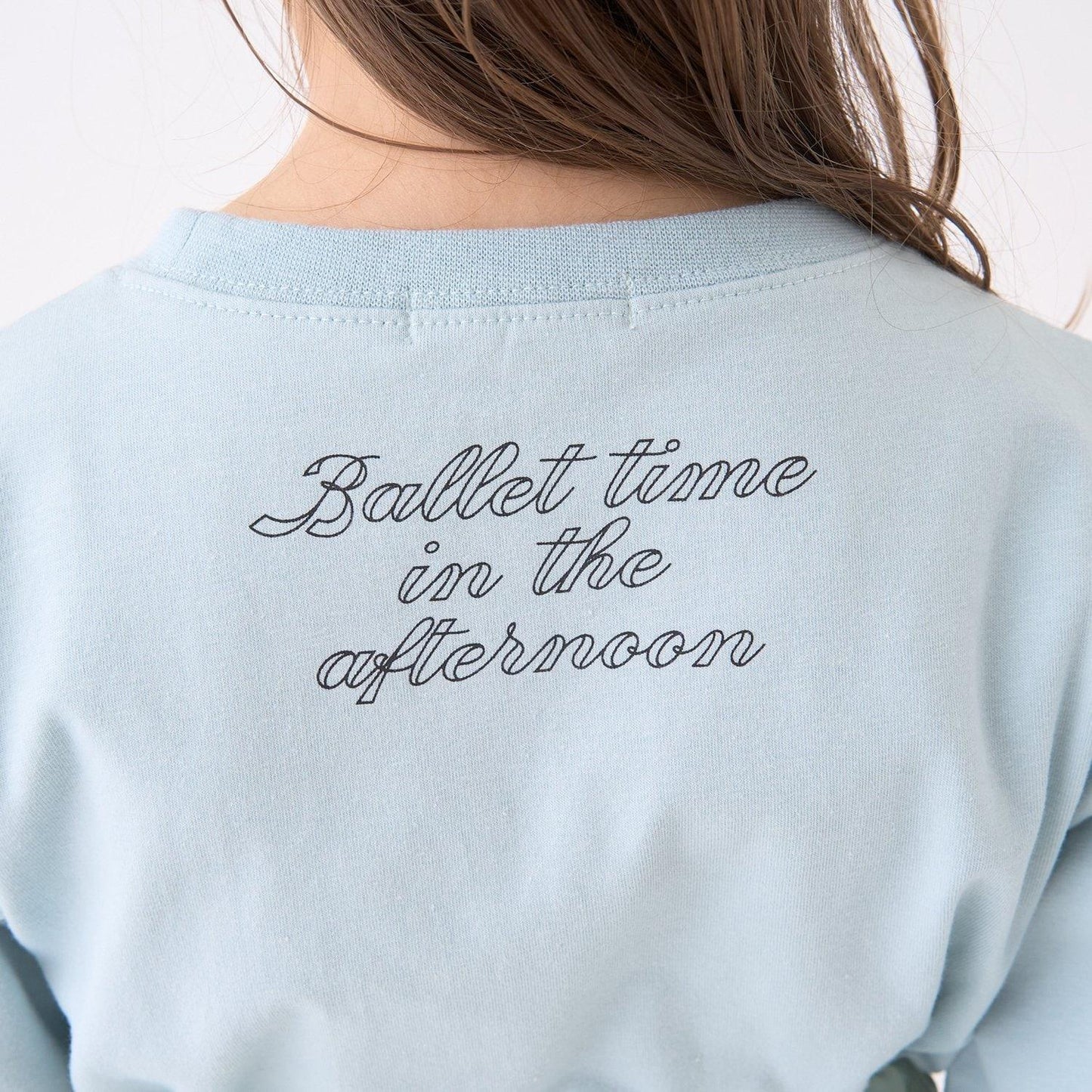 【Lycee mine 芭蕾系列】拼色印花上衣