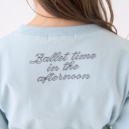 【Lycee mine 芭蕾系列】拼色印花上衣