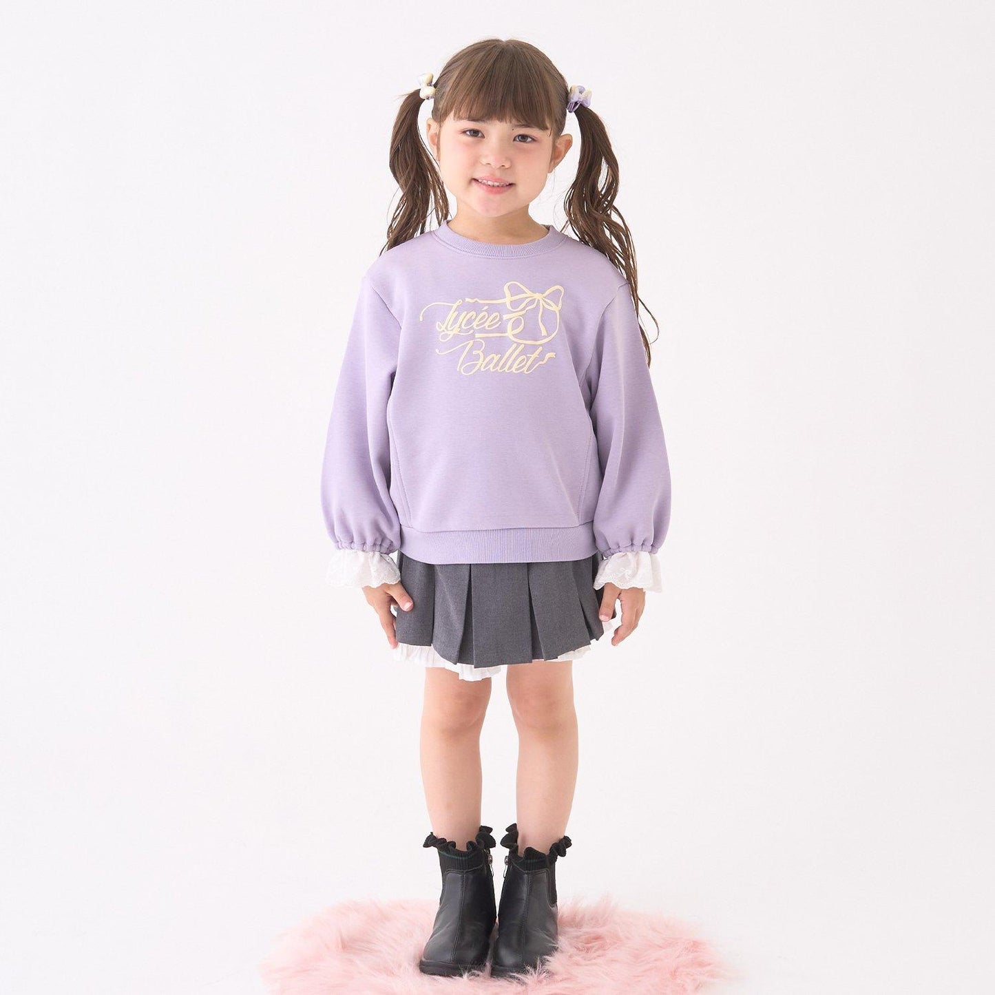 【Lycee mine 芭蕾系列】袖口蕾絲衛衣