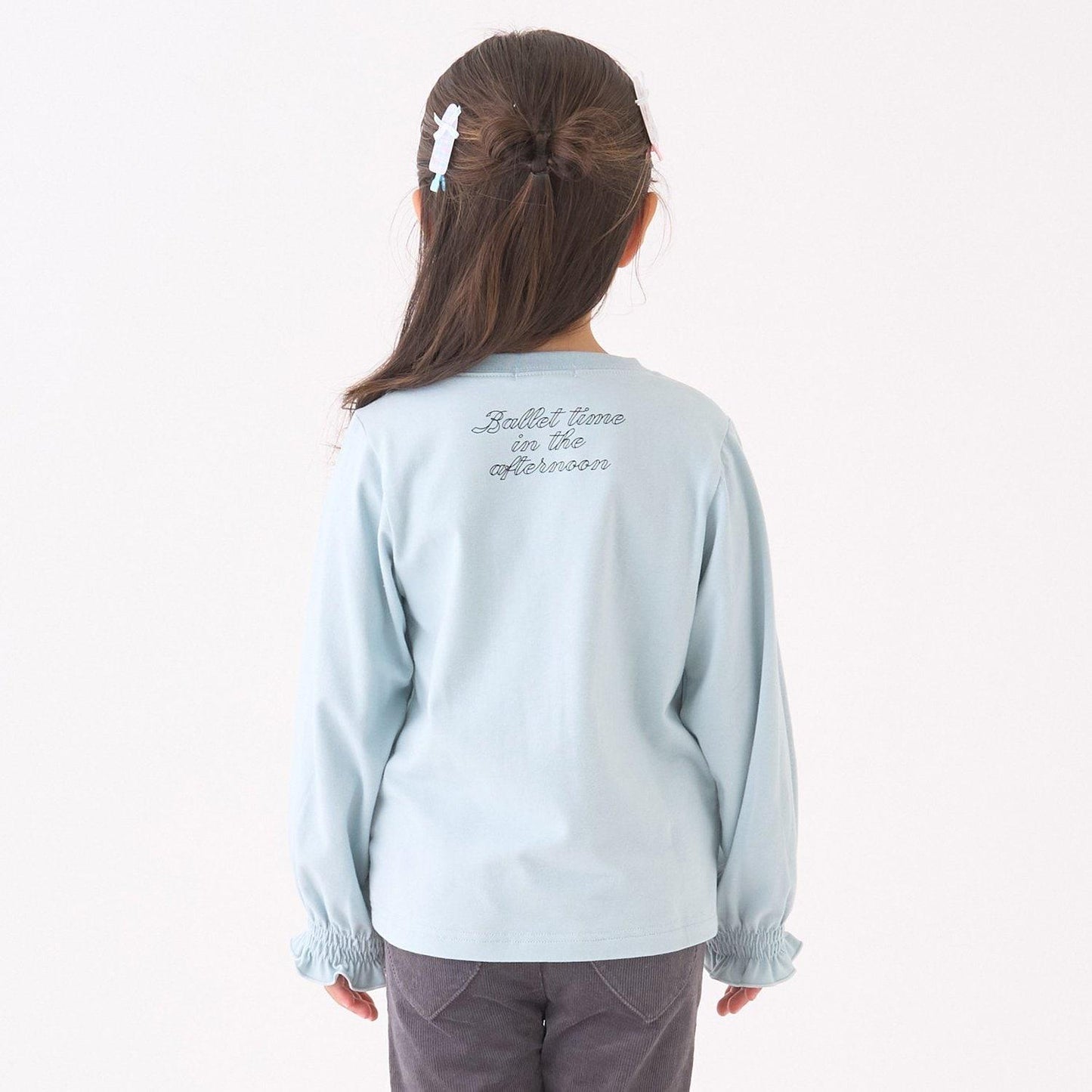 【Lycee mine 芭蕾系列】拼色印花上衣