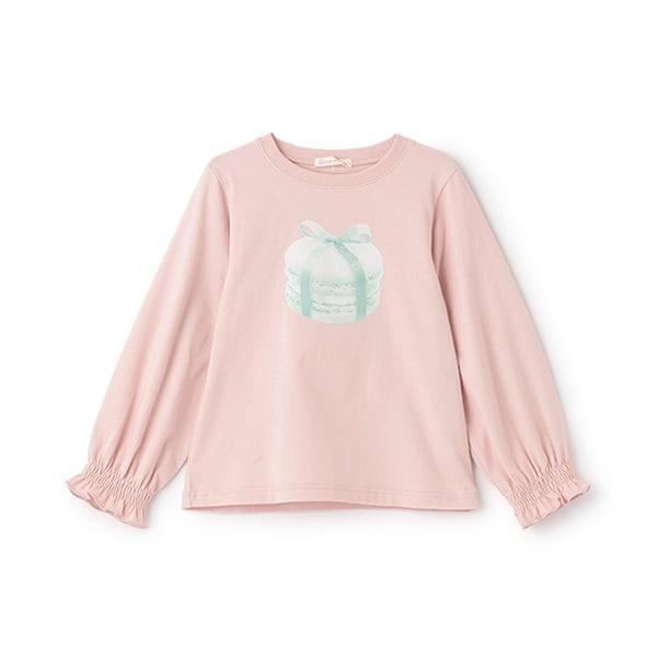 【Lycee mine 芭蕾系列】拼色印花上衣