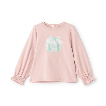 【Lycee mine 芭蕾系列】拼色印花上衣