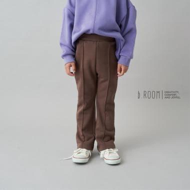 【日常標準服飾系列】【吸水速幹】中線褶皺喇叭休閒褲